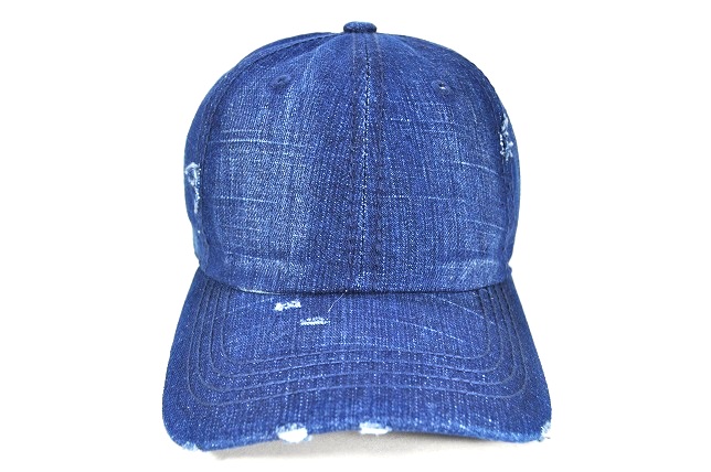 HS-004 COTTON VINTAGE STITCH CAP BLUE DENIM